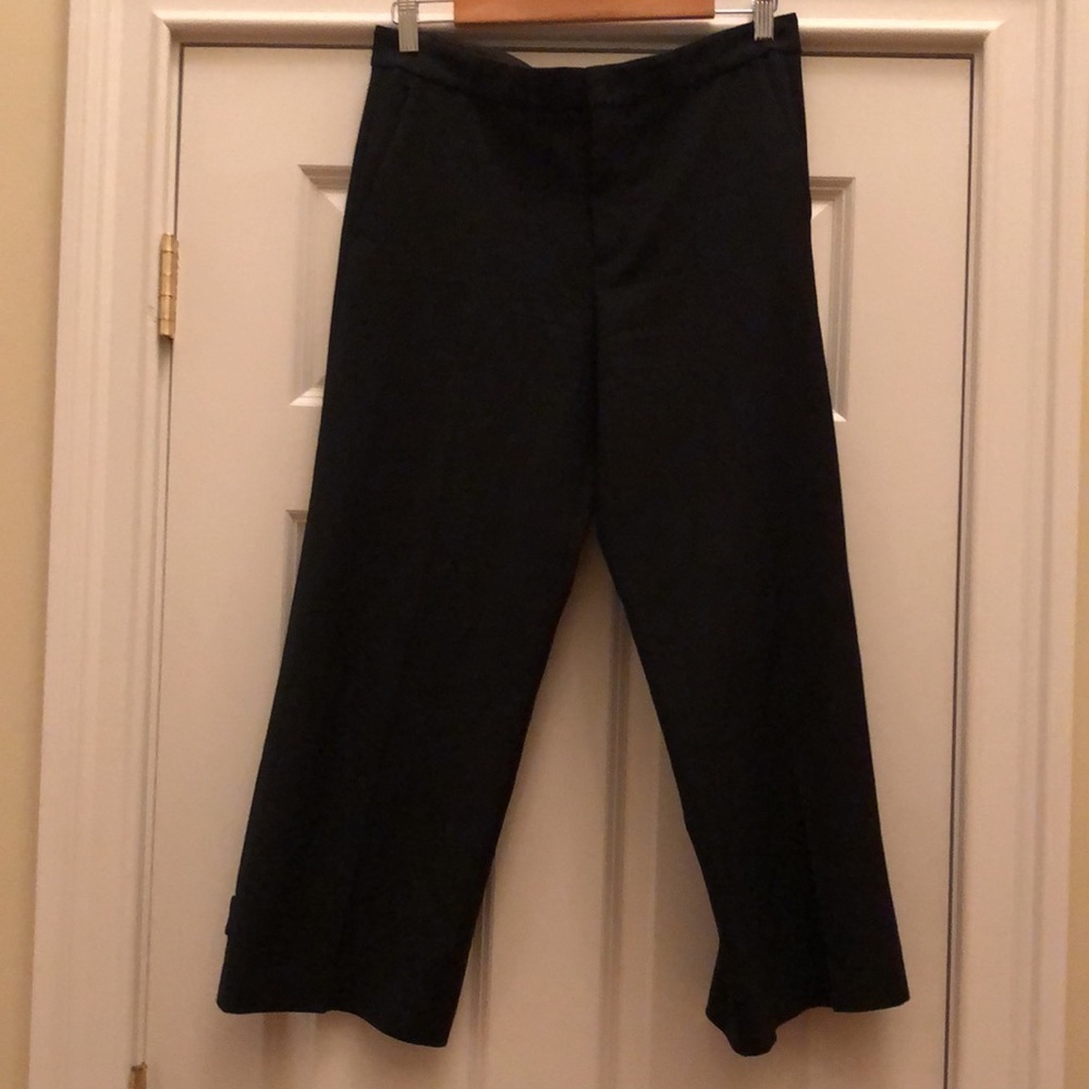 Vince Soft Tailoring Culotte Pant Black 6
